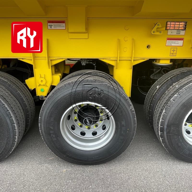 4 Axle U-Shape Rear Dump Semi Trailer manufacturers