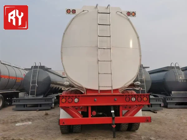RUIYUAN 3-axis Oil Tanker Semi-trailer Truck Trailer Fuel Tank Semi-trailer