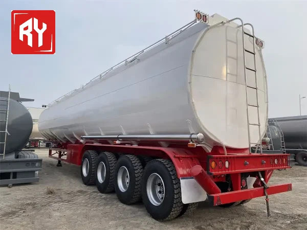 RUIYUAN 3-axis Oil Tanker Semi-trailer Truck Trailer Fuel Tank Semi-trailer